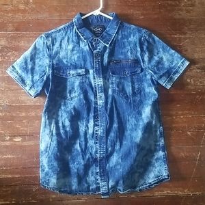 Denim button up